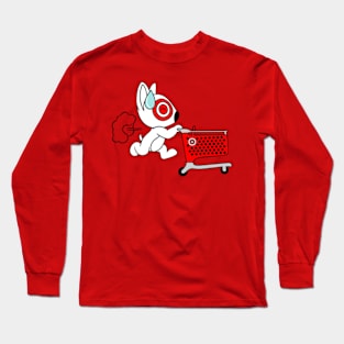 Funny Dog Bullseye Team Member Long Sleeve T-Shirt